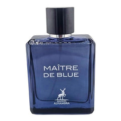 MAITRE DE BLUE BY MAISON ALHAMBRA EAU DE PARFUM 100ML 3.4 FL.OZ. UNISEX FRAGRANCE