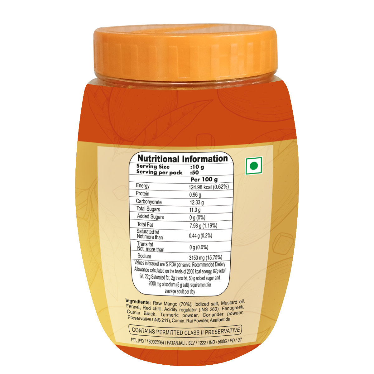 Patanjali Mango Pickle 500gm