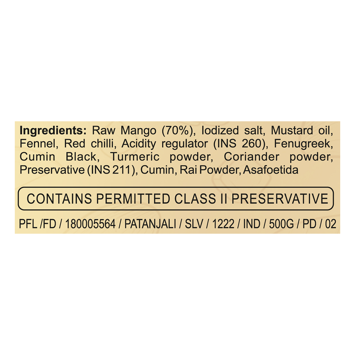 Patanjali Mango Pickle 500gm
