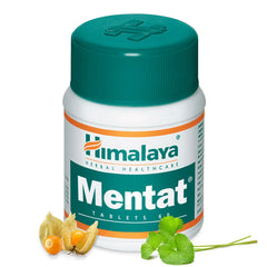 Himalaya Mentat Tablets, Enhances Memory & Cognitive Function, Supports Mental Wellness | 60 Tablets (Pack Of 2)