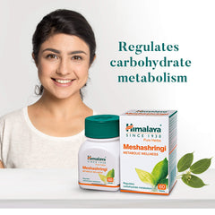 Himalaya Wellness Pure Herbs Meshashringi Metabolic Wellness, Maintains Healthy Blood Sugar Levels | 60 Tablets (Pack Of 2)