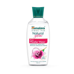 Himalaya Natural Glow Rose Micellar Water, Cleanses For Radiant Skin & Removes Waterproof Makeup | 100ml