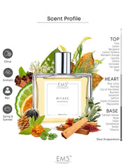 EM5 Miyake Perfume For Men | Eau De Parfum 50 Ml 1.7 Fl.oz. | Strong And Long Lasting Spray | Citrus Woody Fresh Spicy Fragrance | Luxury Gift For Him