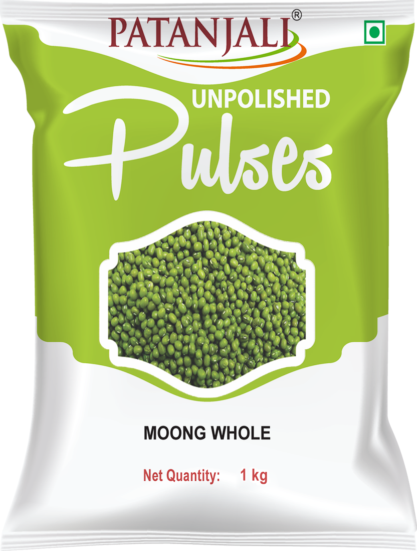 Patanjali Unpolished Moong Sabut 1kg
