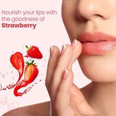 Himalaya Herbals Naturally Glossy Strawberry Shine Lip Care | 4.5gm