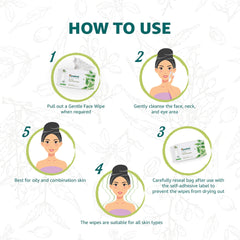 Himalaya Purifying Neem Facial Wipes, Soft And Non-Alcoholic With A Gentle Formulation | 25 Wipes