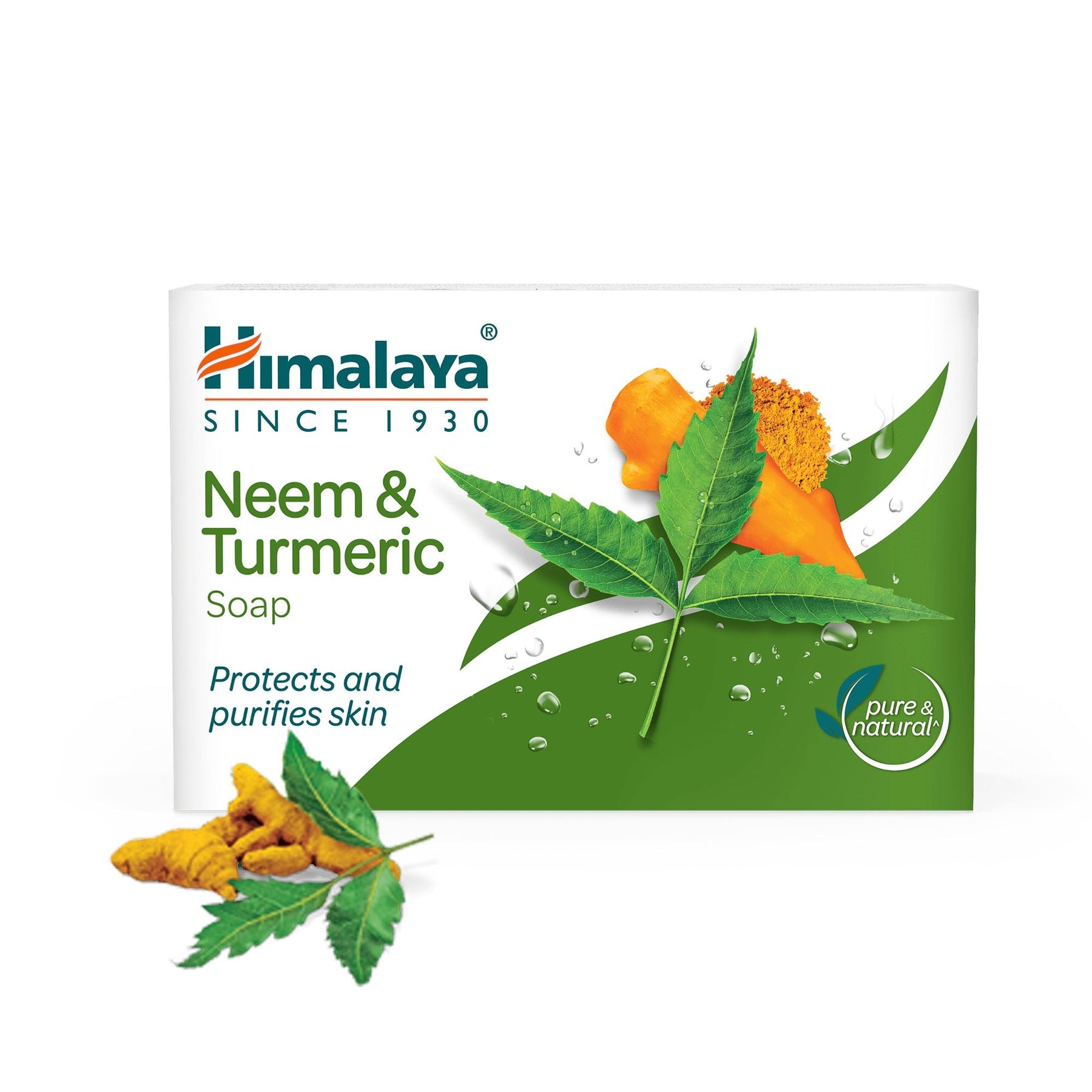 Himalaya Herbals Protecting Neem And Turmeric Soap, 75gm