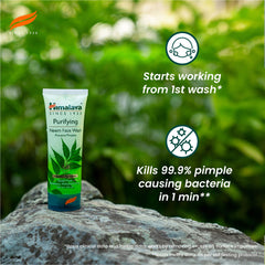 Himalaya Purifying Neem Face Wash, Pimple Expert Gently Removes Impurities, Helps Prevent & Clear Pimples | 100ml