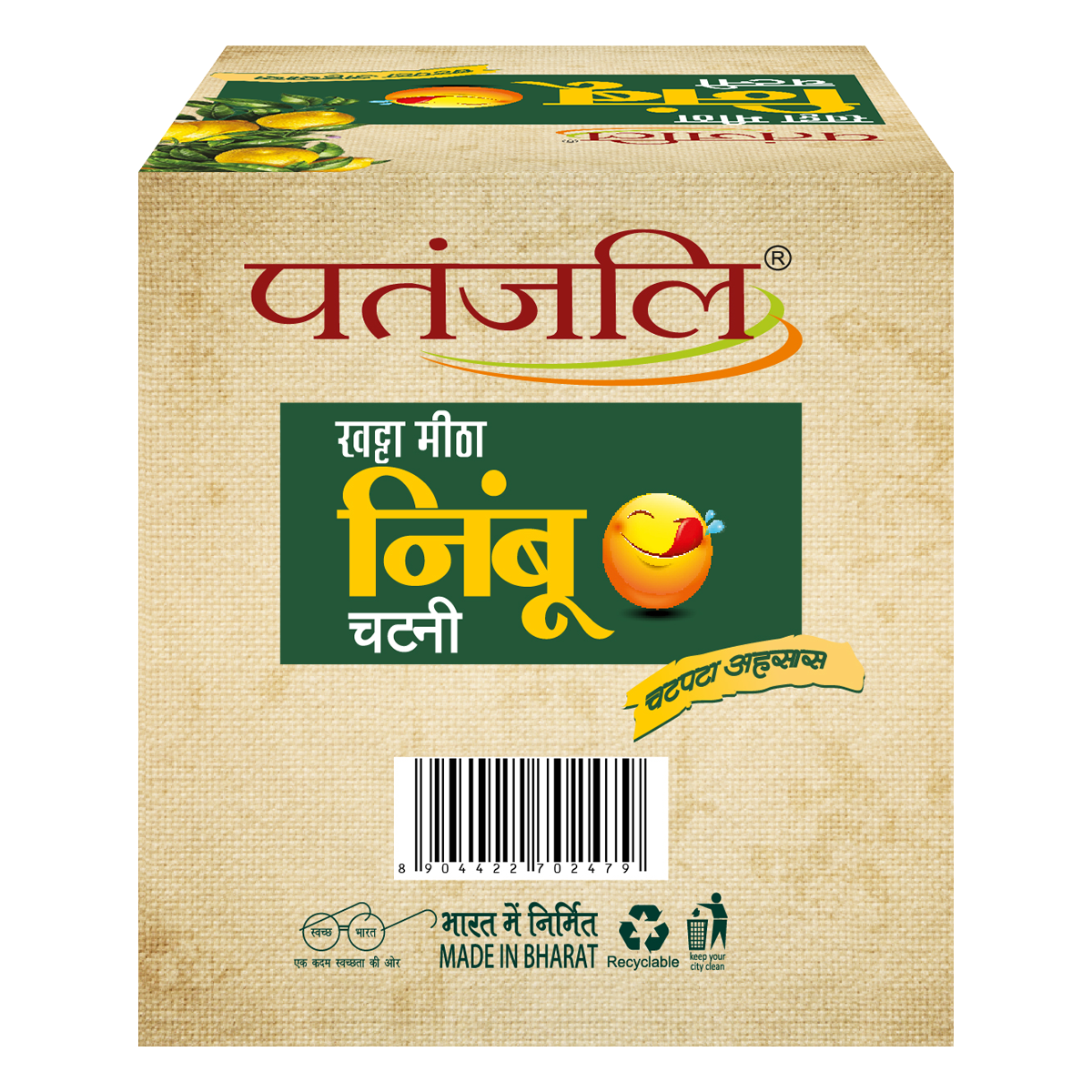 Patanjali Khatta Mitha Nimboo Chutney 250gm