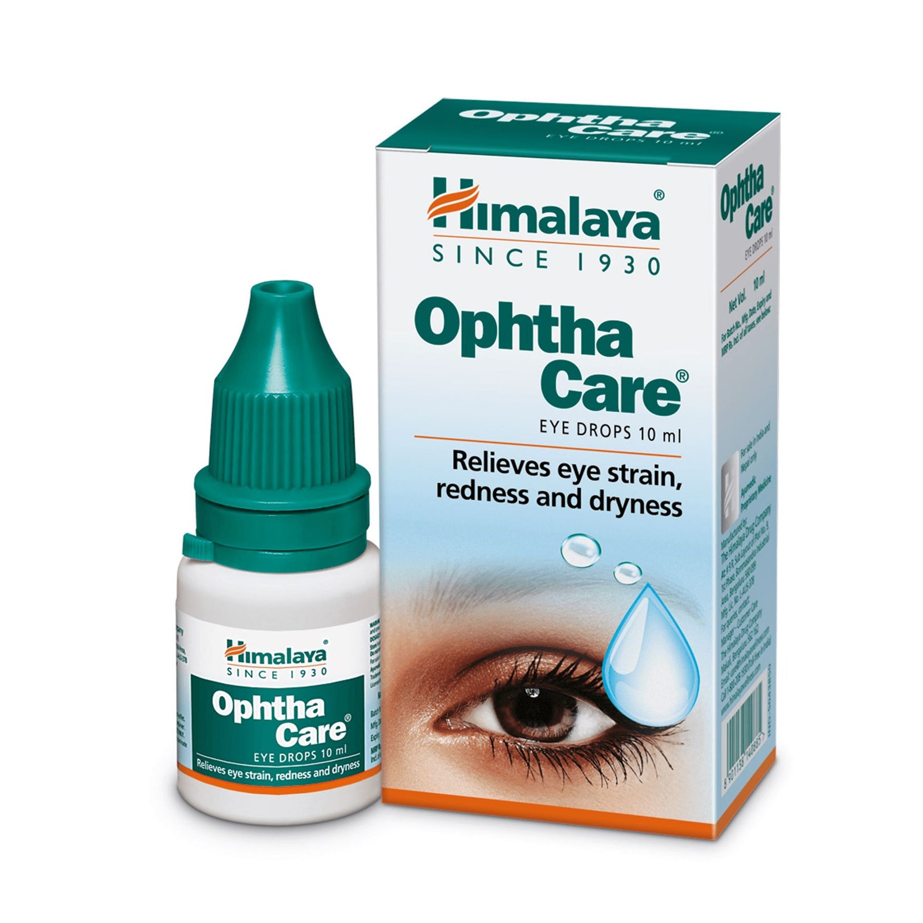 Himalaya Ophtha Care Eye Drops, Reduces Redness & Dryness, Supports Eye Health | 10ml