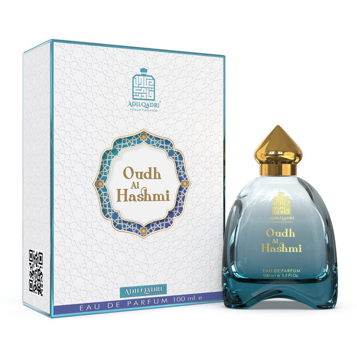 ADILQADRI OUDH AL HASHMI PERFUME | SWEET ARABIC OUDH FRAGRANCE | 100ML 3.4 FL.OZ. | UNISEX LONG LASTING ARABIAN OUDH SCENT | EAU DE PARFUM