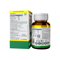 Patanjali Nutrela Spirulina Natural, With High In Protein And Vitamins, 32gm