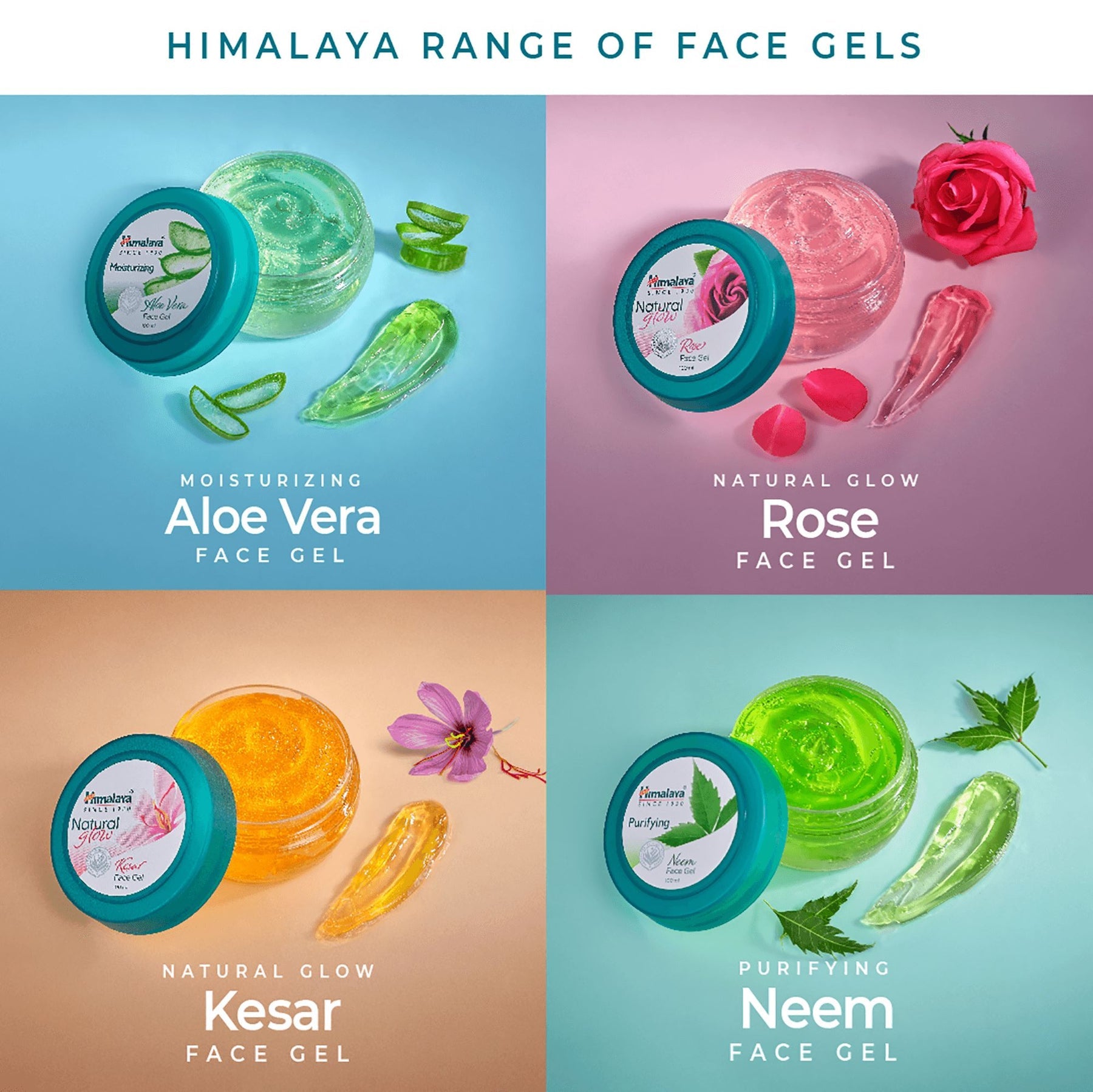 Himalaya Natural Glow Rose Face Gel, Look Beautiful, Glow Naturally | 100ml