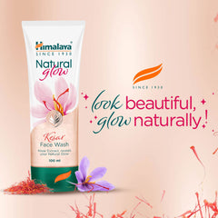 Himalaya Natural Glow Kesar Face Wash, Gently Removes Impurities, Nourishes Skin | 100ml