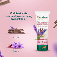 Himalaya Clear Complexion Brightening Face Wash, Cleanses & Clarifies Impurities | 100ml