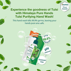 Himalaya Pure Hands Tulsi Purifying Hand Wash - 750ml (Pack Of 2)