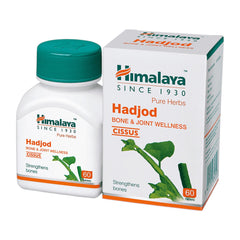 Himalaya Pure Herbs Hadjod Bone & Joint Wellness Tablet, Helps To Restore Tensile Strength Of Bones | 60 Tablets (Pack Of 2)