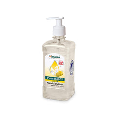 Himalaya Purehands Hand Sanitizer, Safe For Regular Use | 500ml (Lemon Sanitizer)