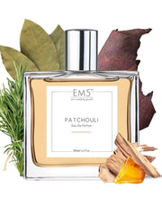 EM5 Patchouli Unisex EDP Perfume 50 ml 1.7 fl.oz. | Strong And Long Lasting | Woody Patchouli Earthy | Luxury Gift For Men & Women