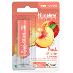 Himalaya Peach Shine Lip Care, Naturally Glossy, Soft & Rejuvenated Lips | 4.5gm