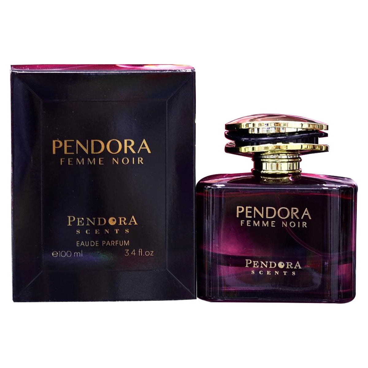 Pendora Scents Pendora Femme Noir Eau De Parfum 100ml 3.4 Fl.oz. Women Fragrance | Long Lasting