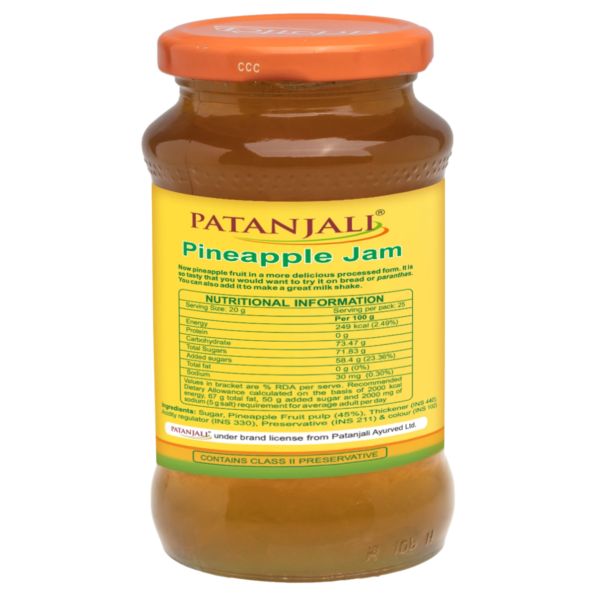 Patanjali Pineapple Jam 500gm