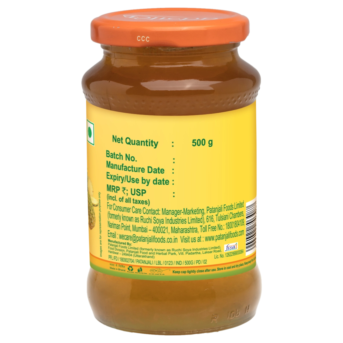 Patanjali Pineapple Jam 500gm