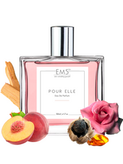 EM5 Pour Elle Edp Perfume For Women 50 Ml 1.7 Fl.oz. | Strong & Long Lasting Eau De Parfum Spray | Musky Rose Powdery | Luxury Gift For Her |