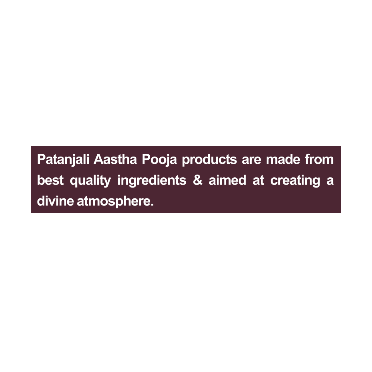 Patanjali Aastha Agarbatti Prarthana, With Exquisite, Soothing & Long Lasting Aroma | 125gm