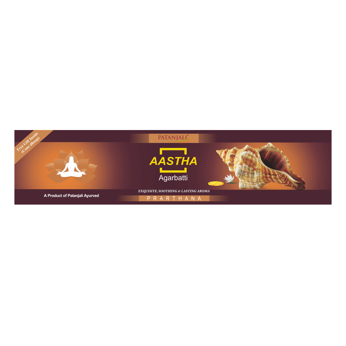 Patanjali Aastha Agarbatti Prarthana, With Exquisite, Soothing & Long Lasting Aroma | 125gm