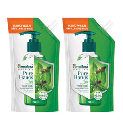 Himalaya Pure Hands Tulsi Purifying Hand Wash - 750ml (Pack Of 2)