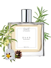 EM5 Quad Eau De Parfum For Men 50 Ml 1.7 Fl.oz. | Strong And Long Lasting | Tobacco Vanilla Woody Cinnamon | Luxury Gift For Men