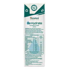 Himalaya Re-Hydrate Electrolyte Drink, For Instant Hydration & Energy | Apple Flavour, 200ml