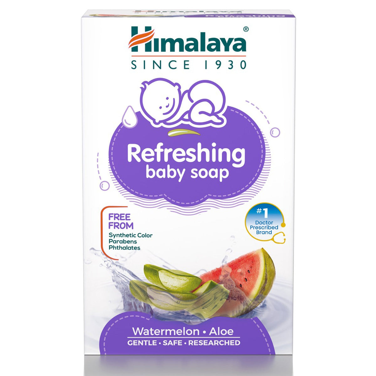 Himalaya Refreshing Baby Soap, Keeps Baby's Skin Cool & Fresh | 75gm