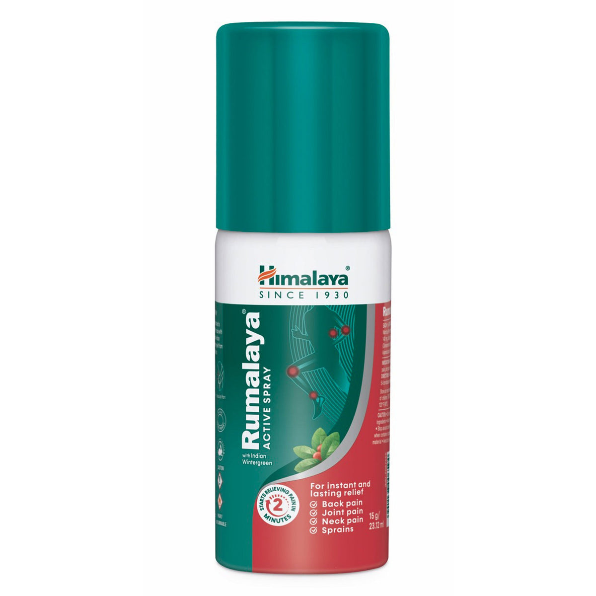 Himalaya Rumalaya Spray, Quick & Long - Lasting Relief From Body Pain, Back Pain, Knee Pain, Joint Pain, Muscle Pain, Sprains | 15gm