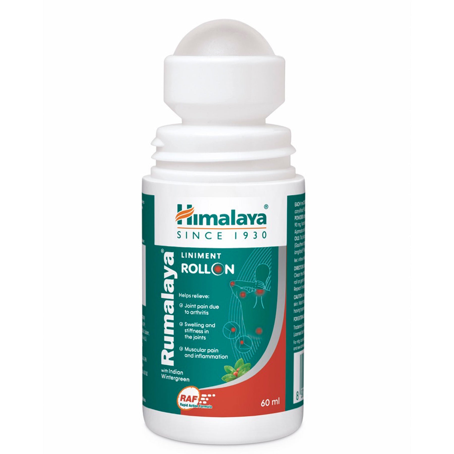 Himalaya Rumalaya Liniment Roll-On, Helps Relieve Joint & Muscle Pain | 60ml