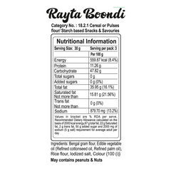 Patanjali Rayta Boondi 100gm
