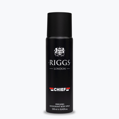 Riggs London Chief Perfumed Deodorant Body Spray 250ml 8.4 Fl.oz. Long Lasting | Daily Wear