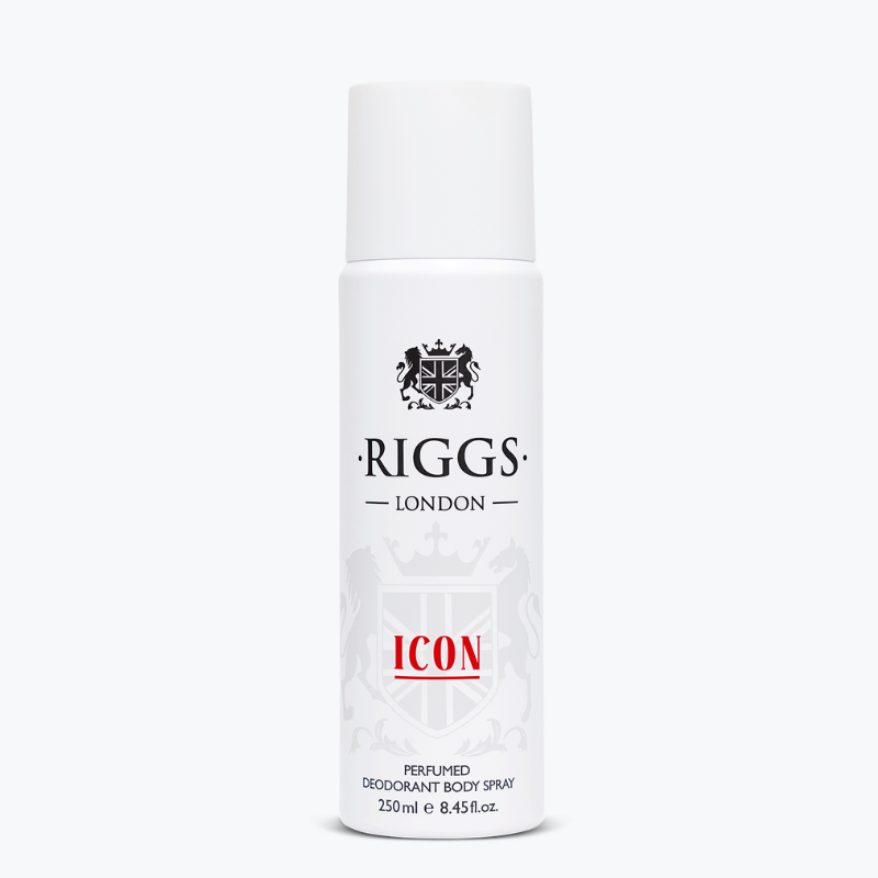 Riggs London Icon Perfumed Deodorant Body Spray 250ml 8.4 Fl.oz. For Men & Women