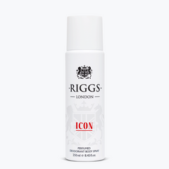 Riggs London Icon Perfumed Deodorant Body Spray 250ml 8.4 Fl.oz. For Men & Women