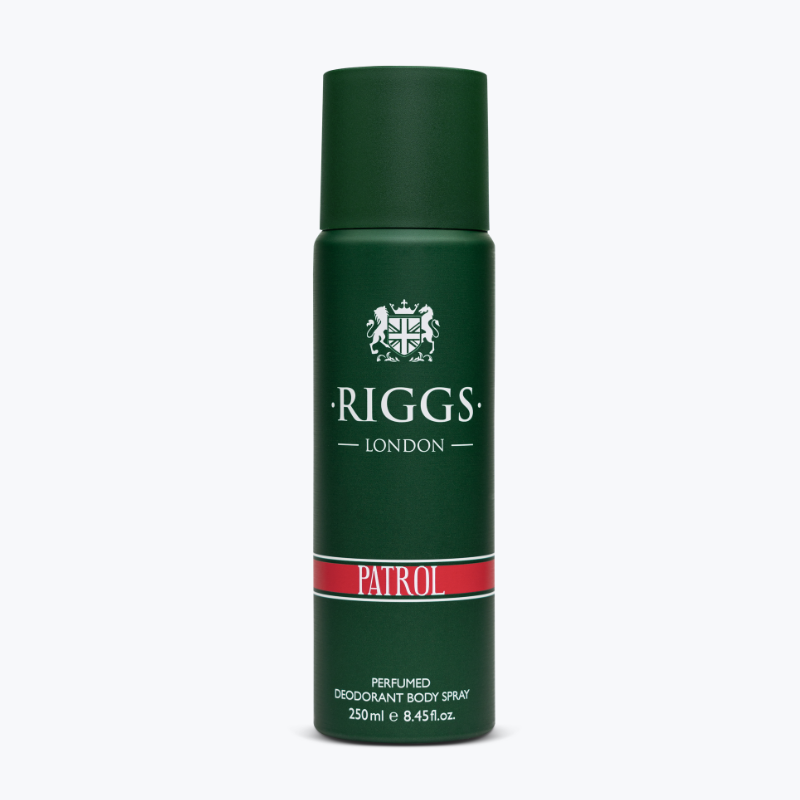 Riggs London Patrol Perfumed Deodorant Body Spray 250ml 8.4 Fl.oz. Unisex Fragrance