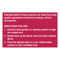Patanjali Aastha Rose Flora Agarbatti, 9n, With Exquisite, Soothing & Long Lasting Aroma | 13gm