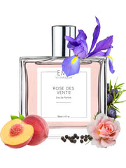 EM5 Rose Des Vents Edp Perfume For Women 50 Ml 1.7 Fl.oz. | Strong And Long Lasting Eau De Parfum Spray | Rose Fruity Fresh Spicy | Luxury Gift For Her | 50 Ml