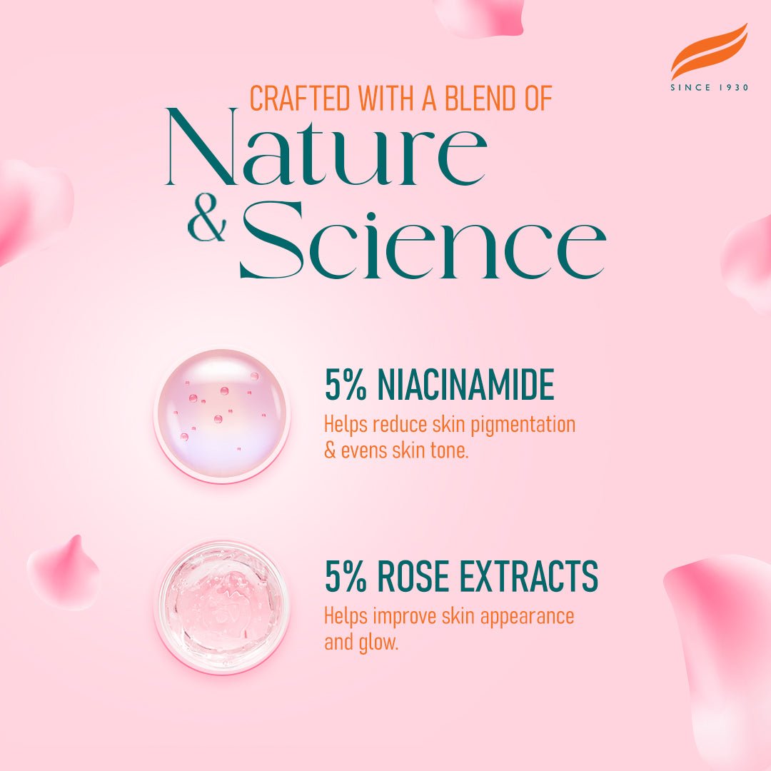 Himalaya Natural Glow Rose Face Serum, For Visibly Radiant & Plumper - Looking Skin | 30ml