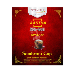 Patanjali Aastha Sambrani Cup, With Lasting Aroma, 90gm, Pack Of 1