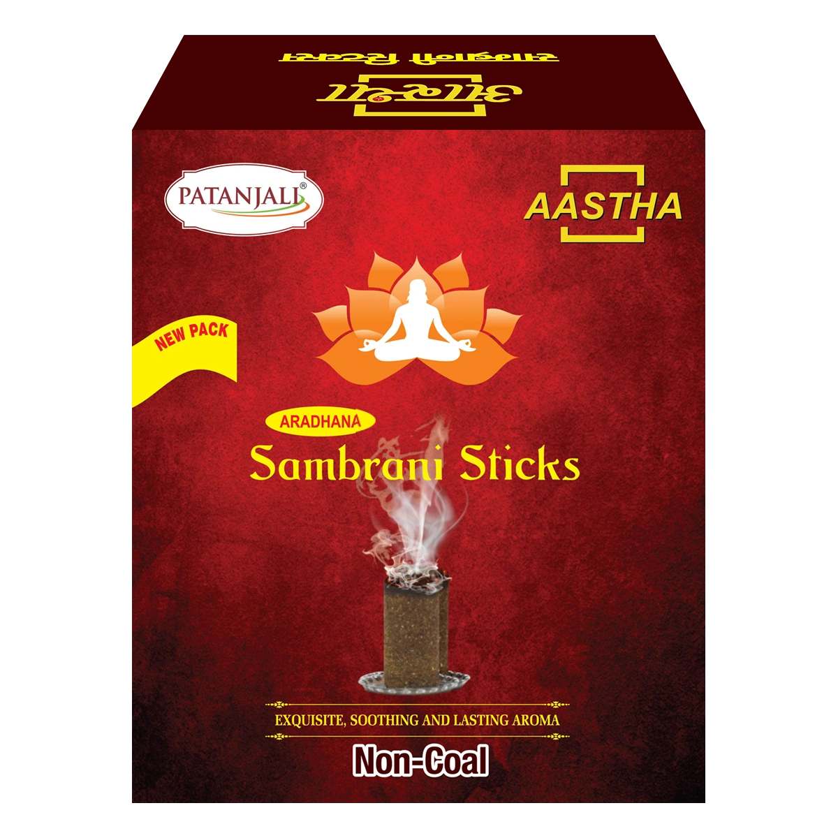 Patanjali Aastha Sambrani Stick, With Ideal For Use During Pooja, Rituals & Enjoying Real | 100gm