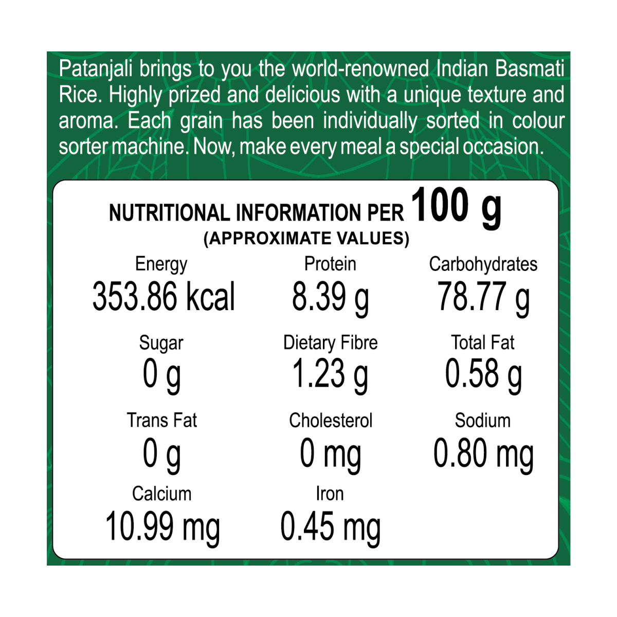 Patanjali Shakti XXL Basmati Rice 5kg