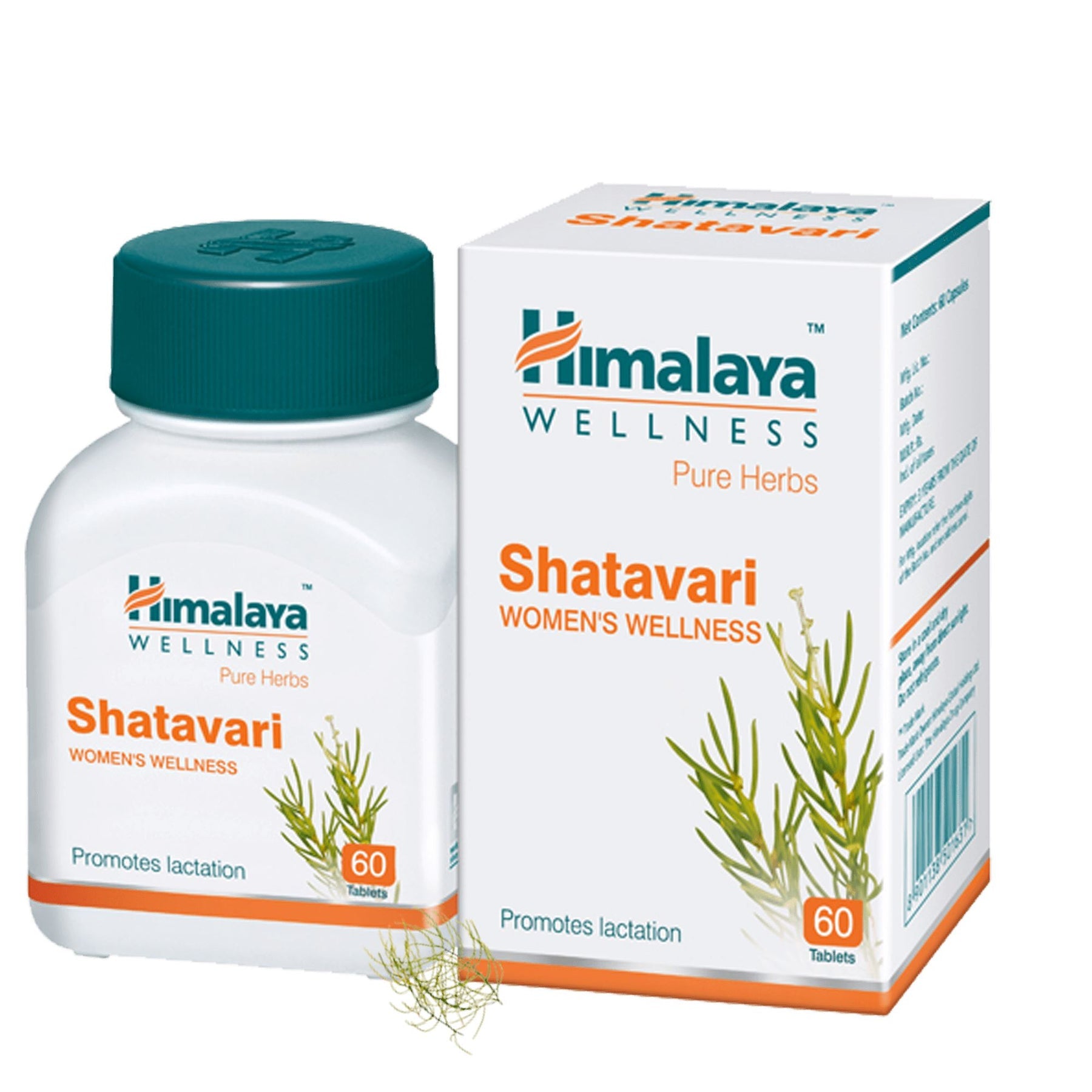 Himalaya Wellness Pure Herbs Shatavari Women's Wellness, Helps In Balancing Female Hormonal System | 60 Tablets (Pack Of 5)