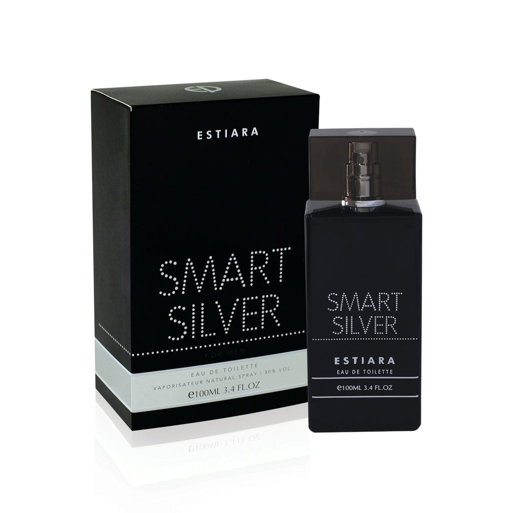 ESTIARA SMART SILVER EAU DE TOILETTE 100ML 3.4 FL.OZ.