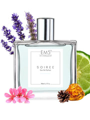 EM5 Soiree Eau De Parfum For Men 50 Ml 1.7 Fl.oz. | Strong & Long Lasting | Spicy Amber Citrus | Luxury Gift For Men